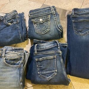 Girls size 10 Denim Jeans Collection